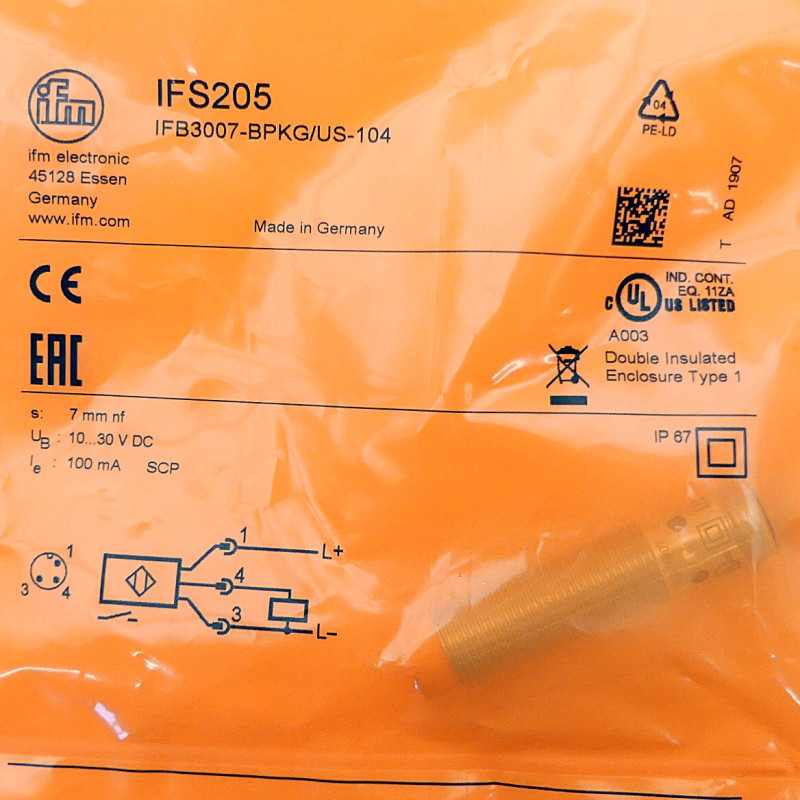 Inductive sensor Ifm