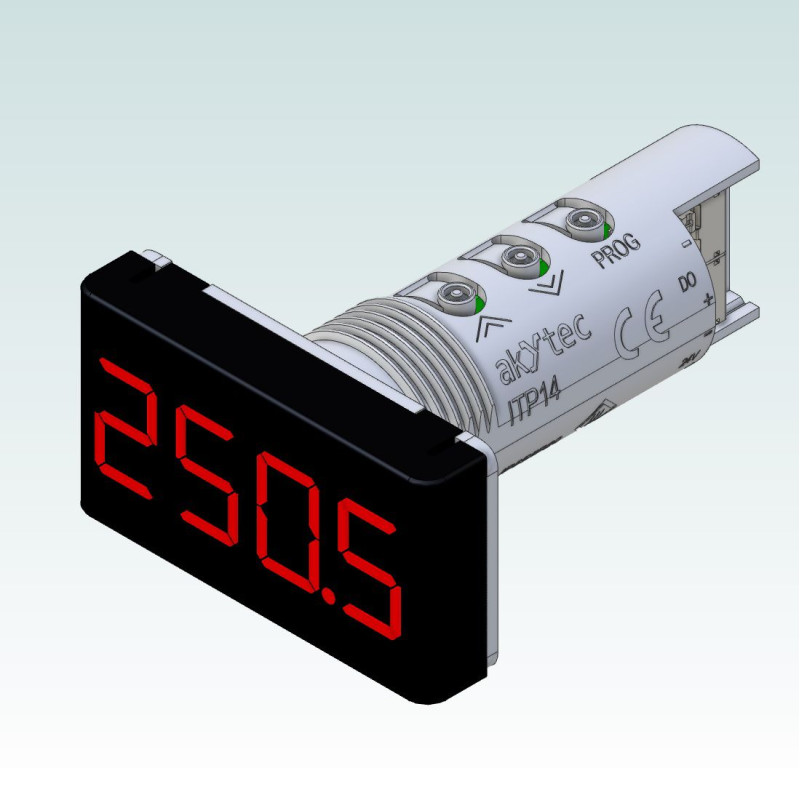 Universal display 0-10V, panel mountable 22,5mm