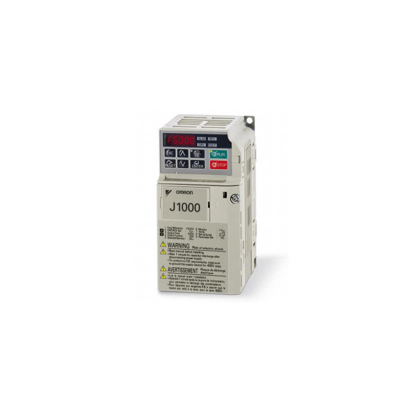 J1000 dažnio keitiklis, 0.55kW, 3.0A, 200VAC, 1-fazis