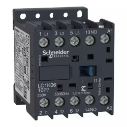 Kontaktorius 3P 2.2kW 1NO, 24VAC Contactor for Automation