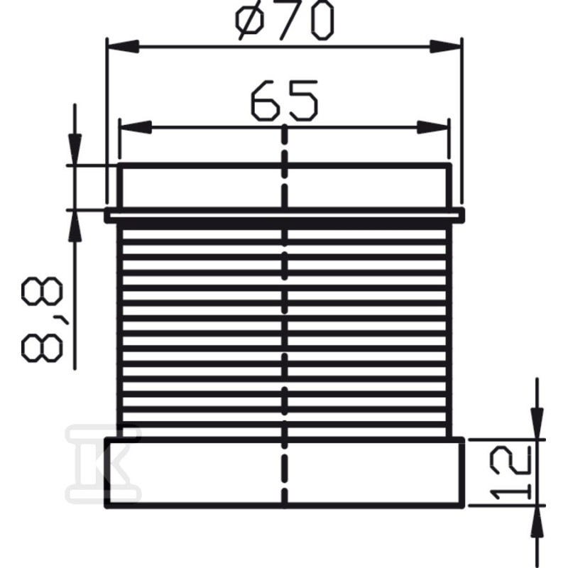 Švyturėlio bazė LED 230VAC