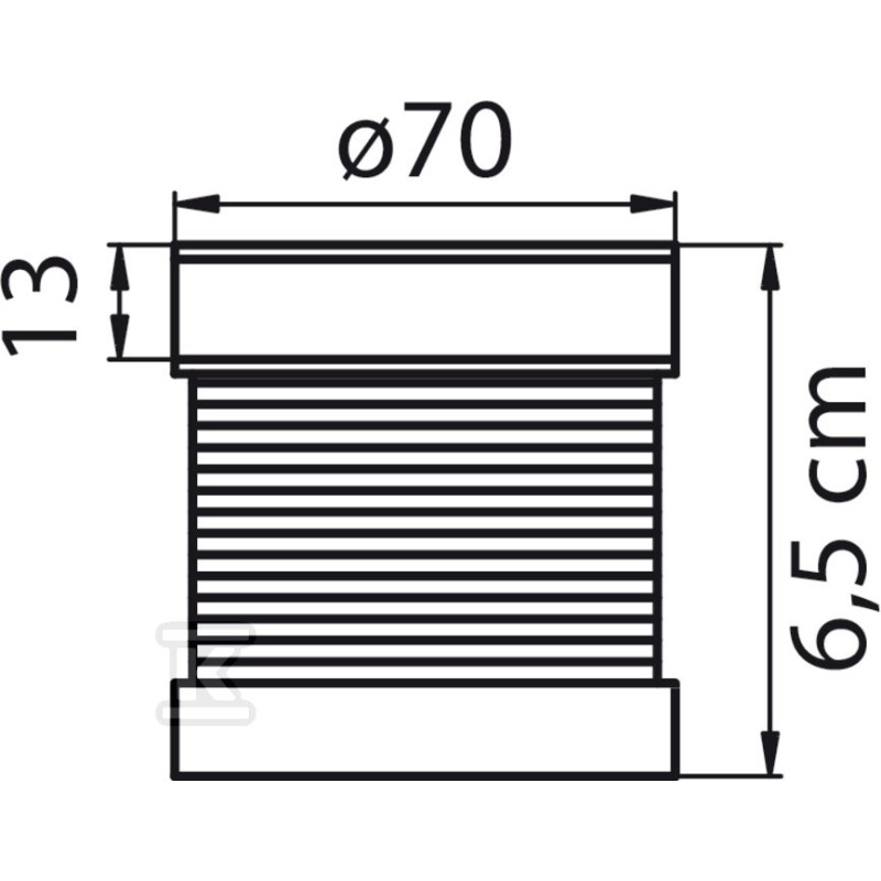Pajungimo bazė 70mm, 24VDC - Inžineriniai sprendimai