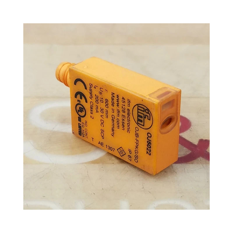 OJB-FPKG/SO Difuzinis refleksinis jutiklis IFM | Efektyvi objekto buvimo nustatymo sistema