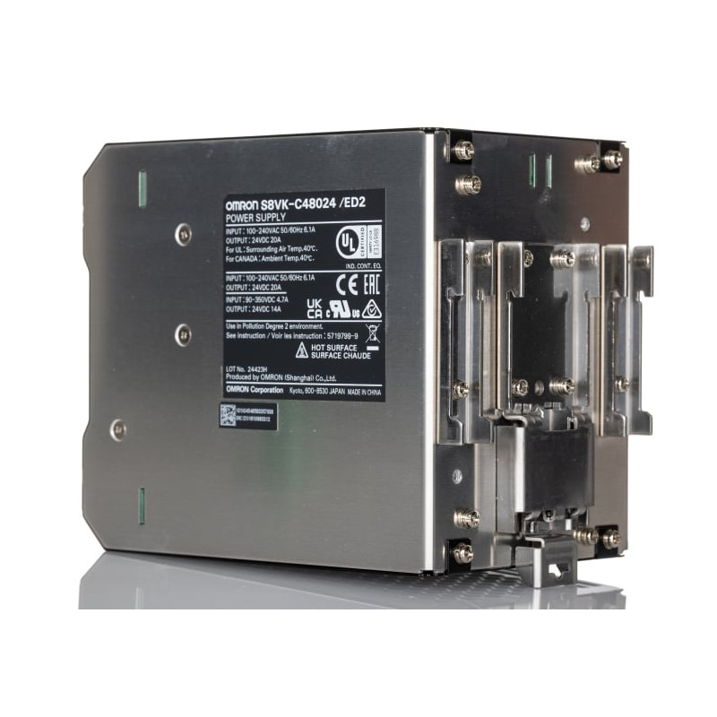 OMRON S8VK-C48024 - 480W 24VDC perjungiamasis maitinimo šaltinis