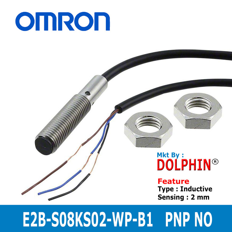 E2EC06S02WCB12M Indukcinis Jutiklis PNP NO 02mm 10-30VDC