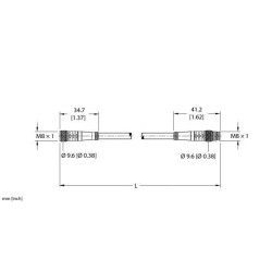 Connection cable PKG 3M-15