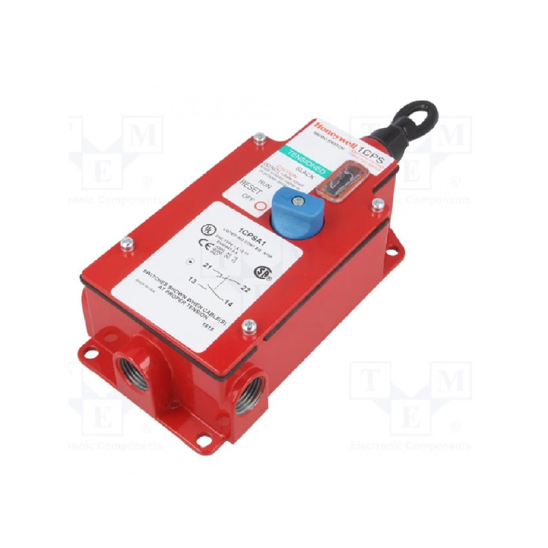 Safety switch, singlesided rope switch, NC x2 NOXY2CJIP67