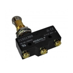 Microswitch SNAP ACTION with longitudinal roller, 20A/250VAC