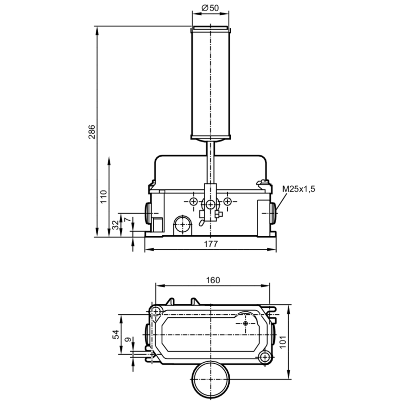 Belt misalignment switch Ifm
