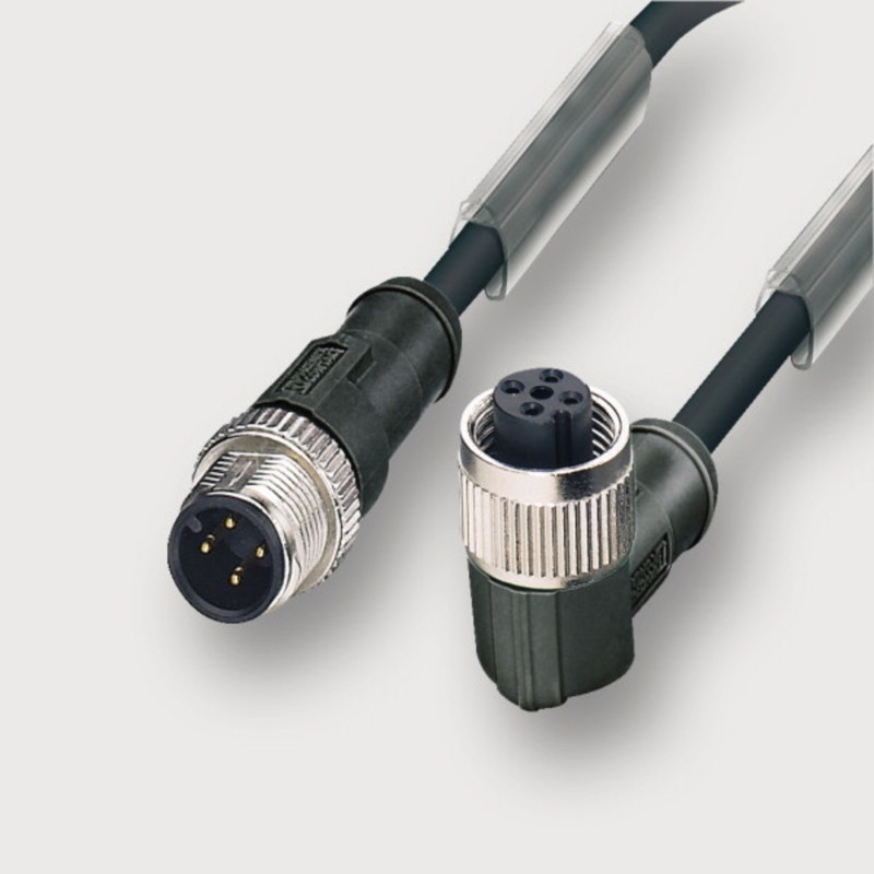 1210120004301 Cable for sensors/automation, M12, PIN40.6mplug250VDC4A