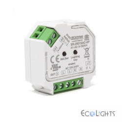 SR-2501SAC-HP LED Control System Receiver 230Vac 200W, PUSH-DIM, TRIAC, Easy-RF Series, Sunricher