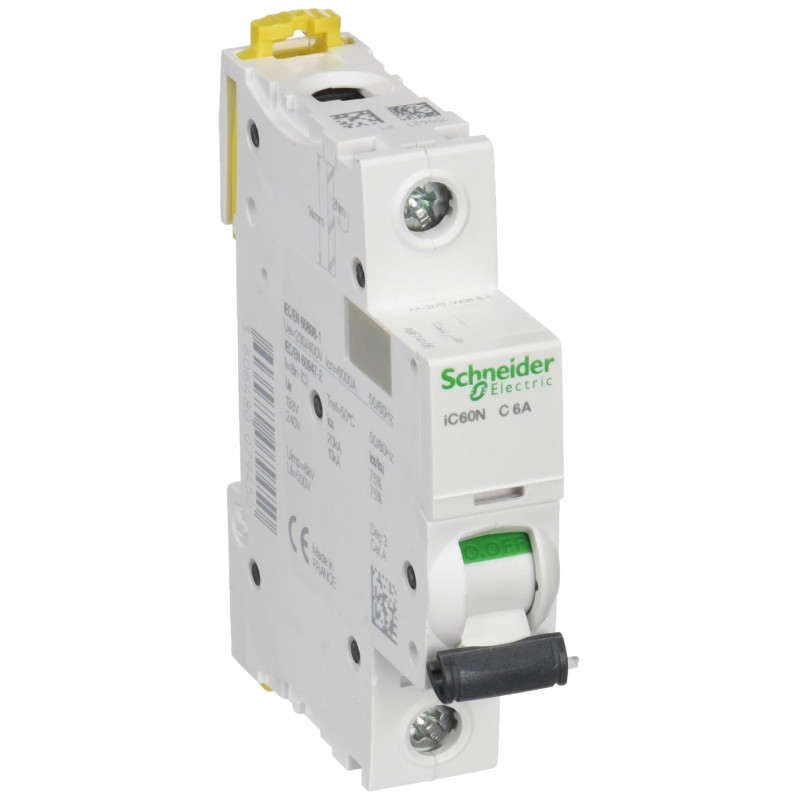 Automatic Circuit Breaker iC60N 1 Pole 6A C
