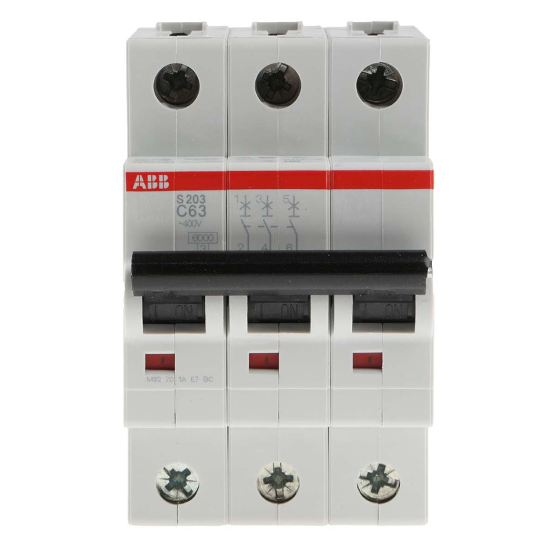 2CDS253001R0634 Automatic Switch 3P S203 C63A