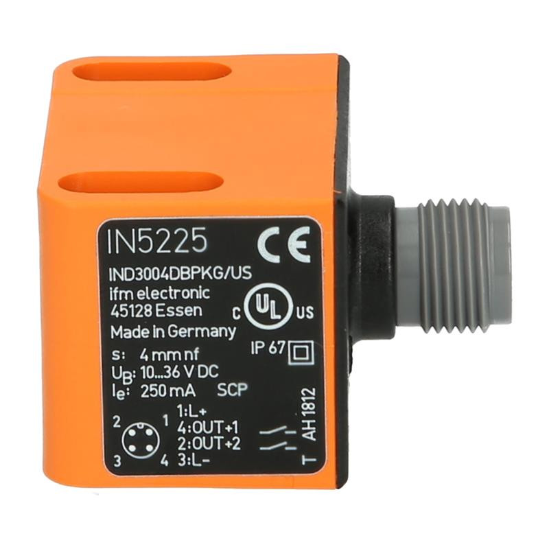 Inductive dual sensor for valve actuators Ifm