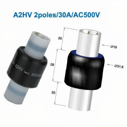 205-H rotary electrical connectors with 2 conductor Mercotac