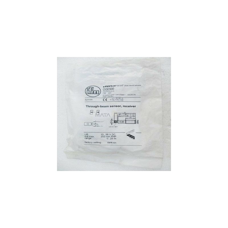 Through-beam sensor receiver Ifm