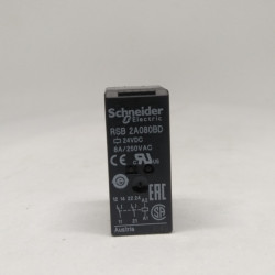 Tarpinė relė 2C/O 8A 24VDC