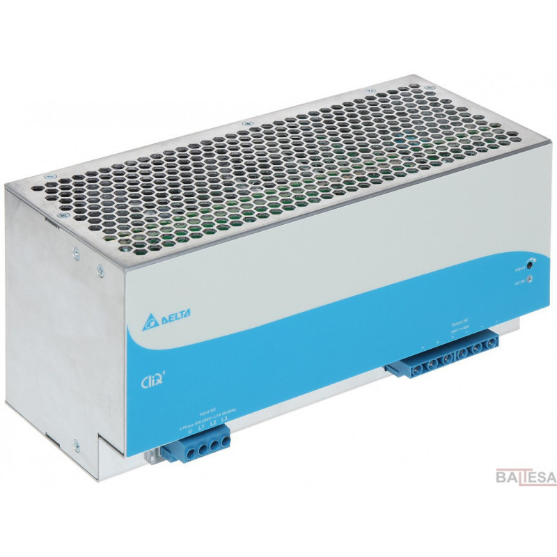 Impulsinis maitinimo šaltinis, 960W, 3-fazis 380-480, 40A, 24VDC, DIN