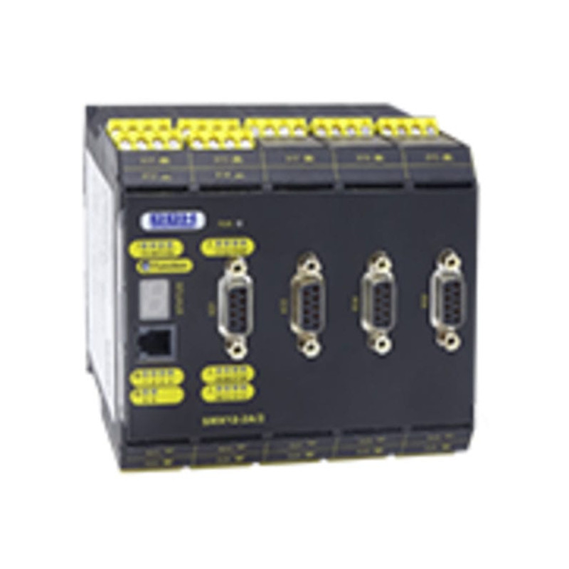 Free programmable and configurable compact-type safety controller
