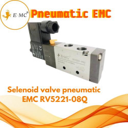 RV5221-08Q-E4 4 1/4 Electromagnetic 5/2 Distribution Valve 24VDC