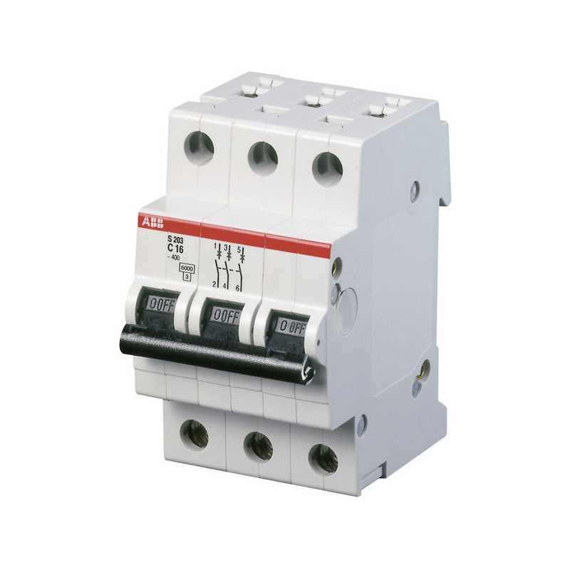 2CDS253001R0204 S203-C20 AUT. SWITCH 20 A 3P