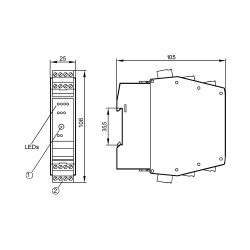 AS-Interface Control Cabinet Module Ifm