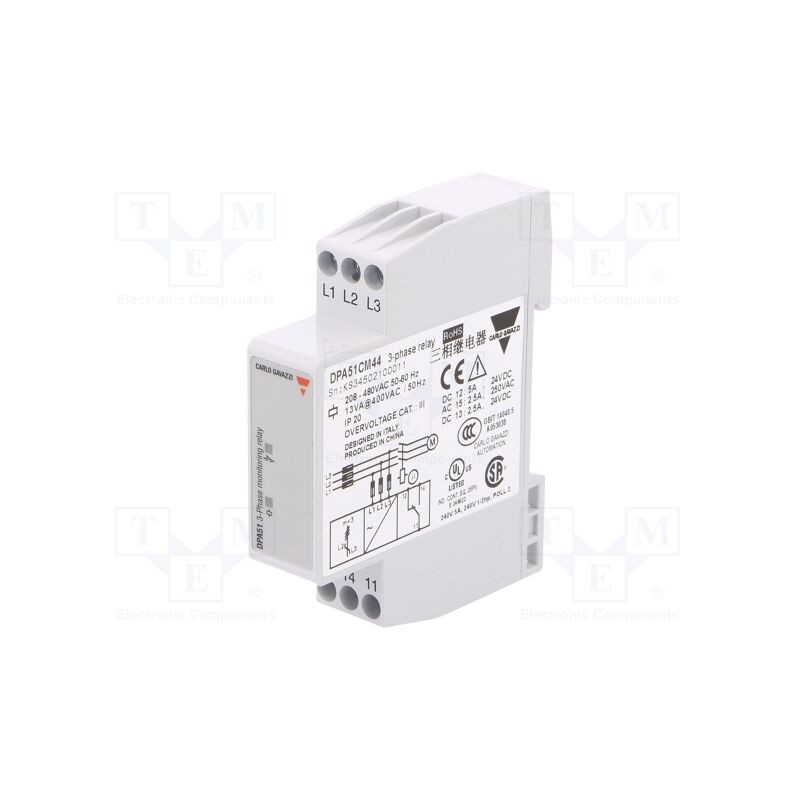 Voltage monitoring relay, phase sequence, phase failure DPA