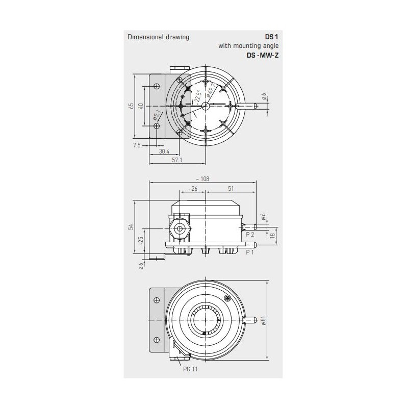 Differential pressure switch DS-106 C