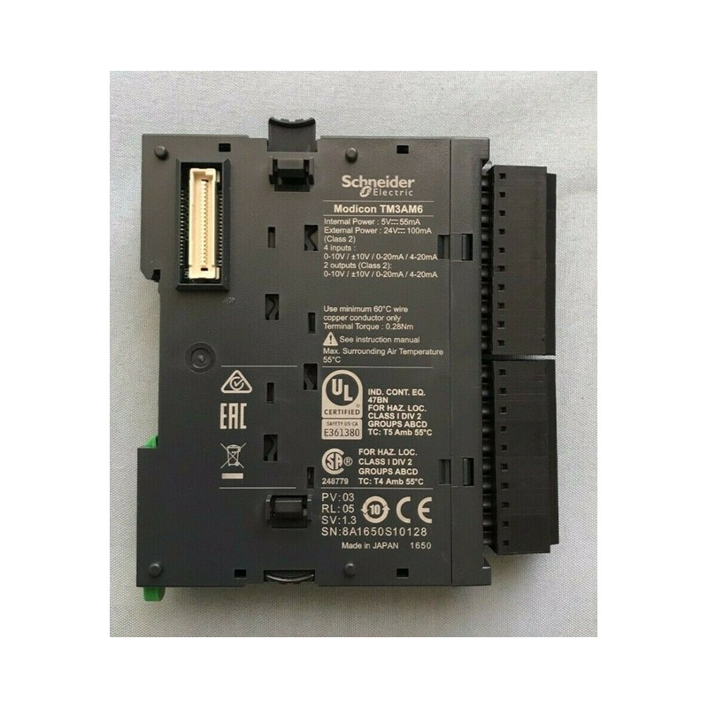 Expansion Module, Modicon TM3, 4 Analog Inputs and 2 Analog Inputs
