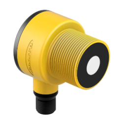 Q45ULIU64BCRQ Proximity Mode. Range 250 mm - 3 m Input 15-24 V dc. Output Selectable 0-10 V dc or 4-20 mA sourcing