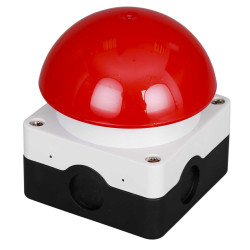 FAK-R/KC11/I IP67 box with red mushroom