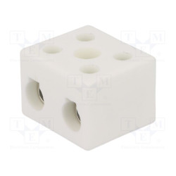 Connectorterminal block76A450Vhot conditionwhite matt