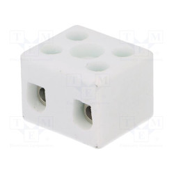 Connectorterminal block32A450Vhot conditionwhite matt