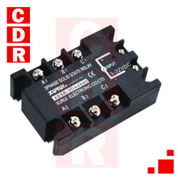 XSSR-3DA4880W4 Solid State Power Relay SSR 80A Three-Phase, Control 3-32VDC, Output 75-480VAC