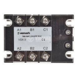XSSR-3DA4880W4 Solid State Power Relay SSR 80A Three-Phase, Control 3-32VDC, Output 75-480VAC