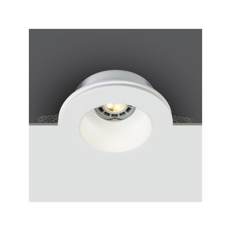 Užglaistomas viestuvas BRAN, GU10, baltas, IP65