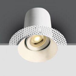 Užglaistomas viestuvas BRAN, GU10, baltas, IP65