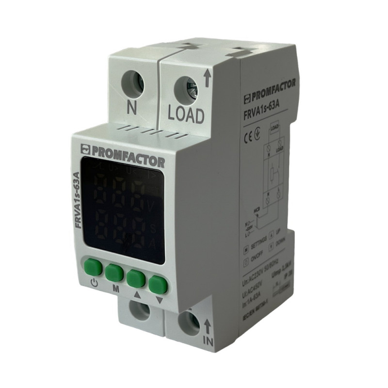 Single Phase Voltage and Current Control Relay