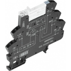 TRZ 24VUC 1CO Relay with Socket, Spring