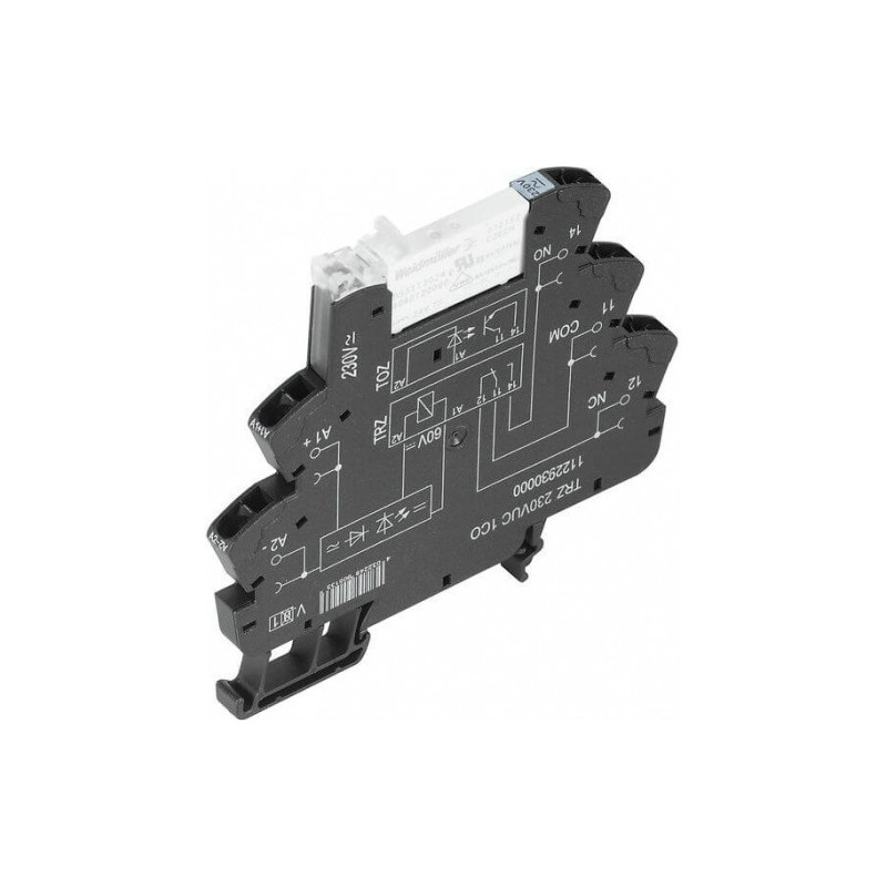 TRZ 24VUC 1CO Relay with Socket, Spring