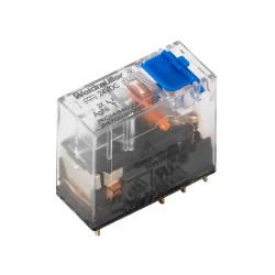 RCI484AC4 relė 2CO, 24 VDC, 8A, TestLEDdiod.