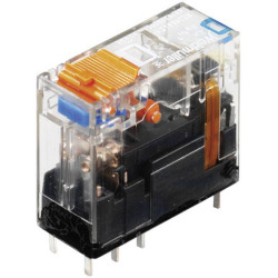 RCI484AC4 relė 2CO, 24 VDC, 8A, TestLEDdiod.