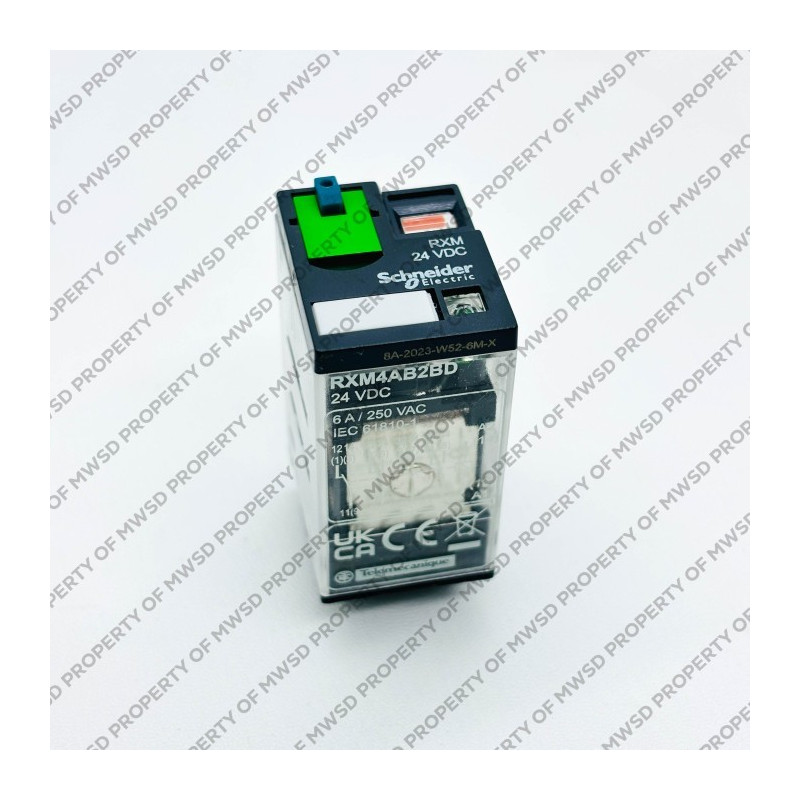 Miniature Relay 4CO with LED 24VDC 6A 10pcs