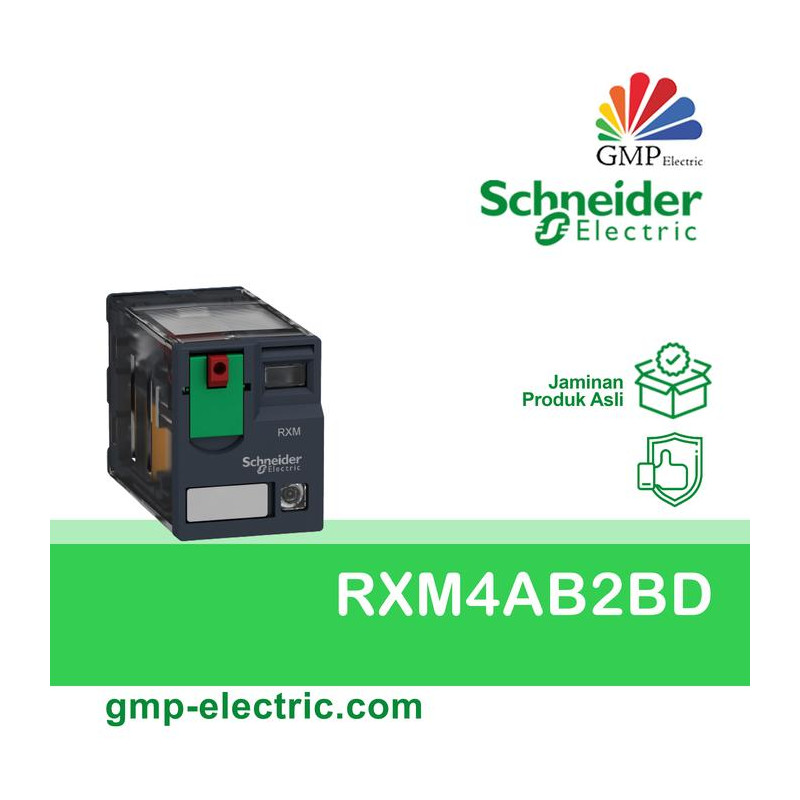 Miniature Relay 4CO with LED 24VDC 6A 10pcs