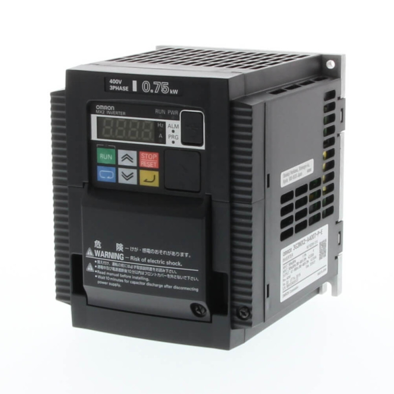 3G3MX2-AB015-EV2 MX dažnio keitiklis, vektorinis, 1.5kW, 8.0A, 200VAC, vienfazis, versija 2