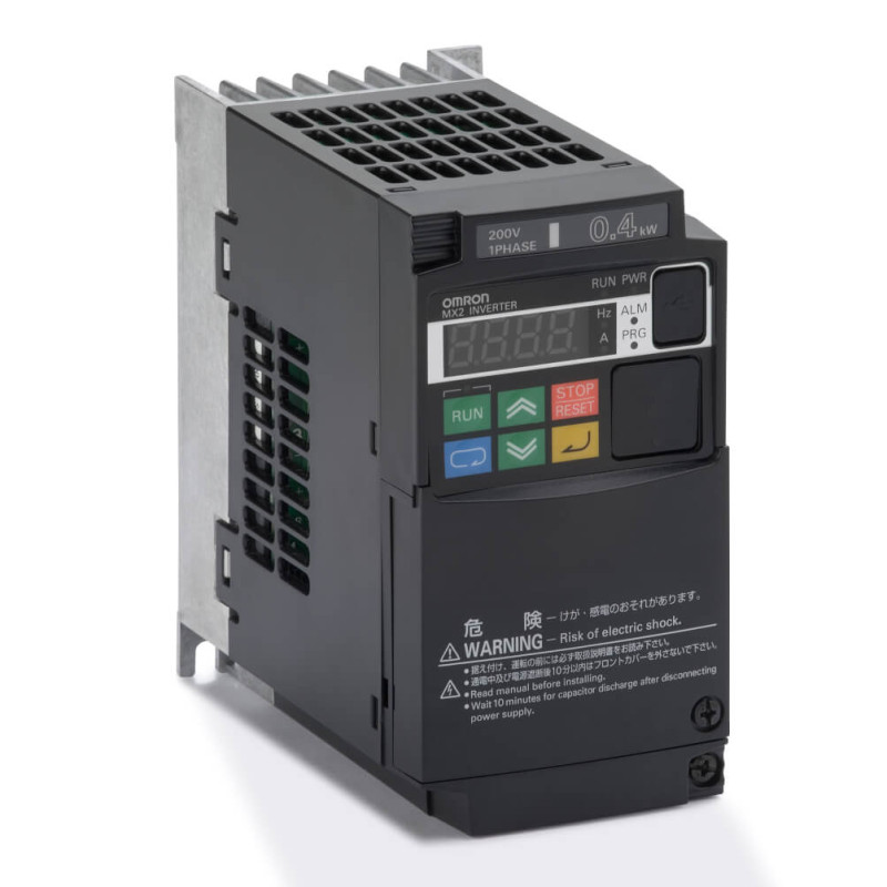 3G3MX2-AB004-EV2 MX dažnio keitiklis, vektorinis, 0.4kW, 3.0A, 200VAC, vienfazis, versija 2