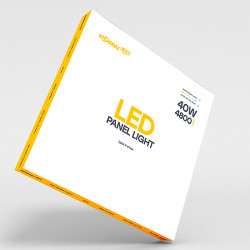 LED panel 40W 60x60 4000K 4800lm IP44, VISIONAL