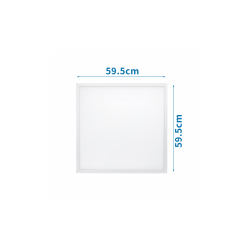 LED panelė 40W 60x60 4000K 4800lm IP44, VISIONAL