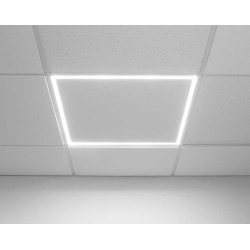LED panel 40W 60x60 4000K 4800lm IP44, VISIONAL