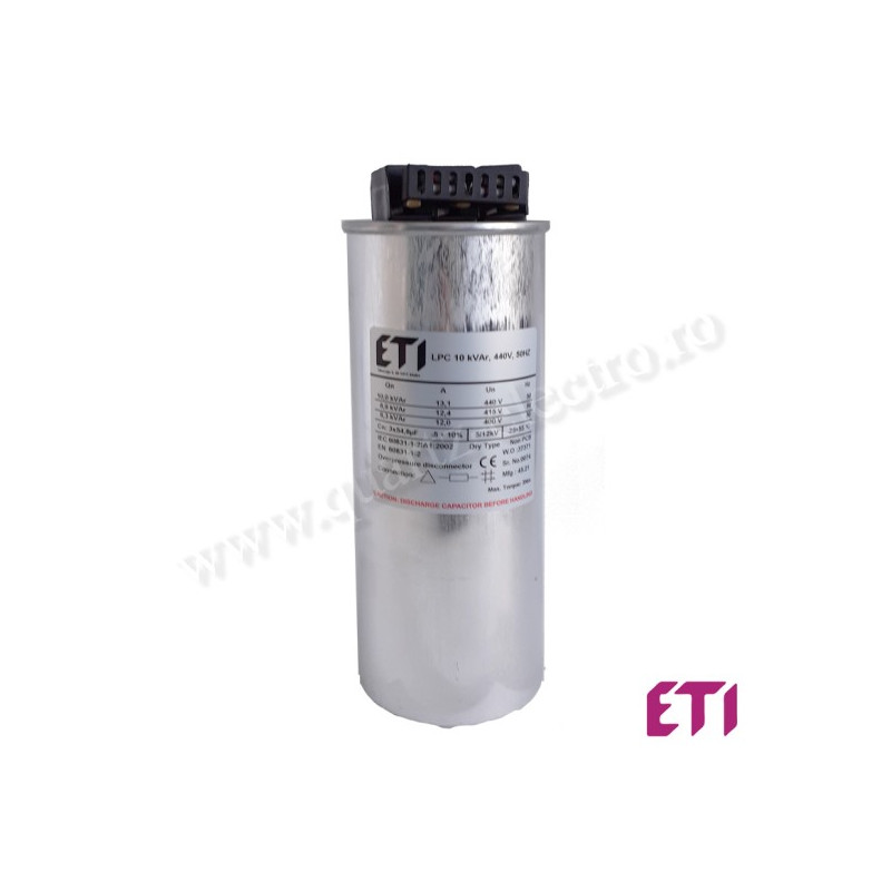 Capacitor LPC 10 kVAr, 400V, 50HZ